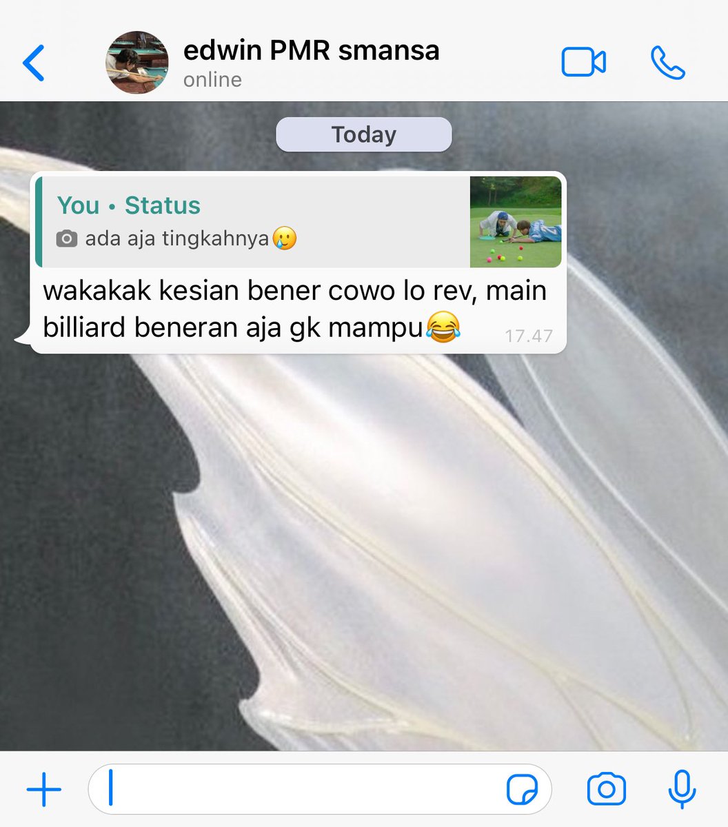 Billiard beneran?
Haechan few tweets AU