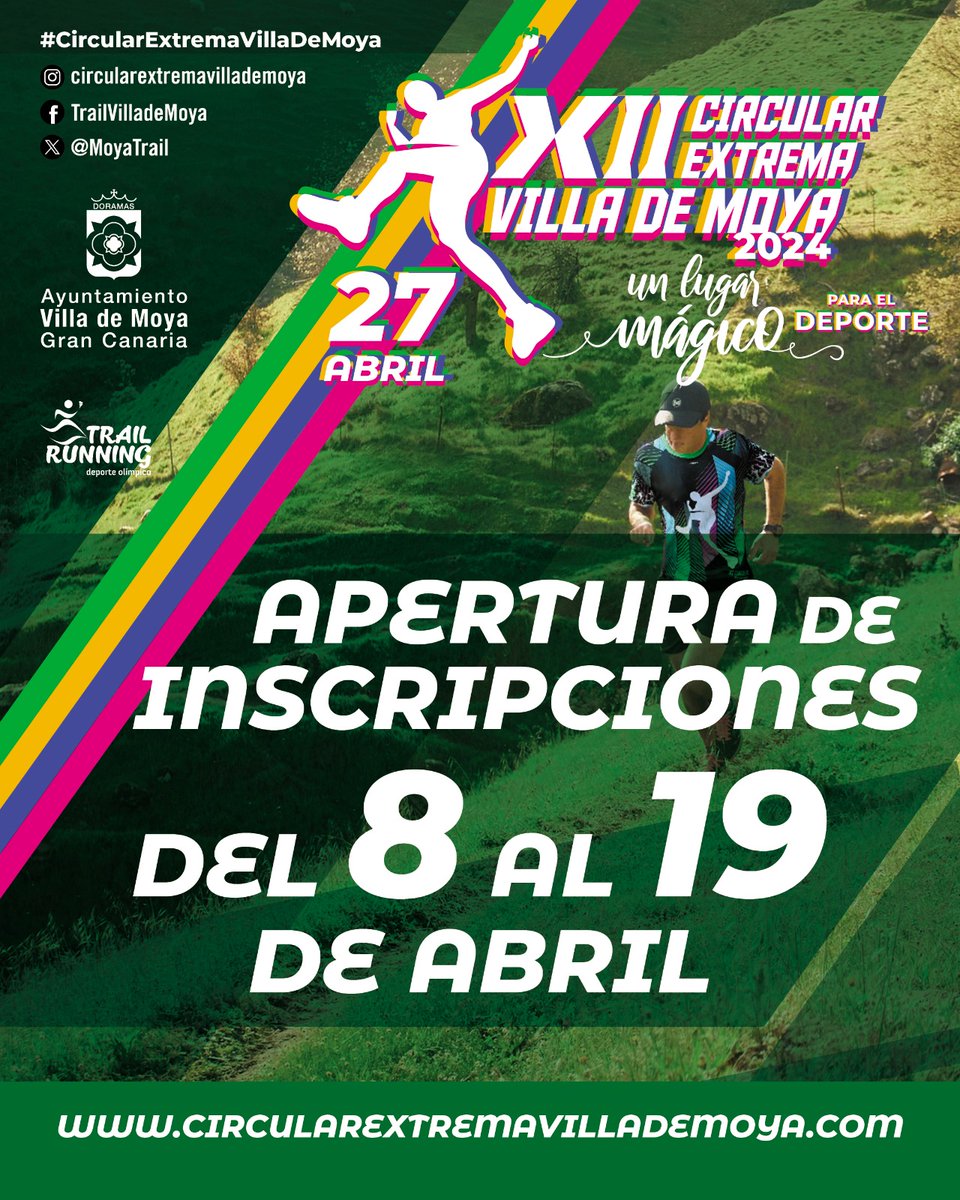 📢 ¡Atención! Desde este momento abrimos inscripciones para la #circularextremavillademoya. 

✍🏻 circularmoya.trackingsport.com/events/modalid…