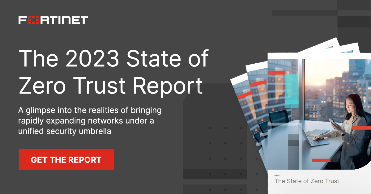 The key to a successful #ZeroTrust strategy: converged vendors and solution interoperability.​ ​Learn the latest Zero Trust strategy priorities​: ftnt.net/6017wTfeB