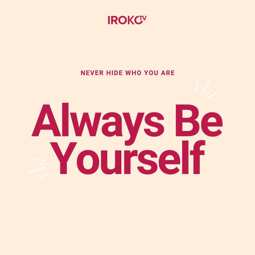 Embrace how you are, that's your super power. Welcome to a week filled with positive news for you and yours. #irokotv #mondaymorning #mondaymotivation