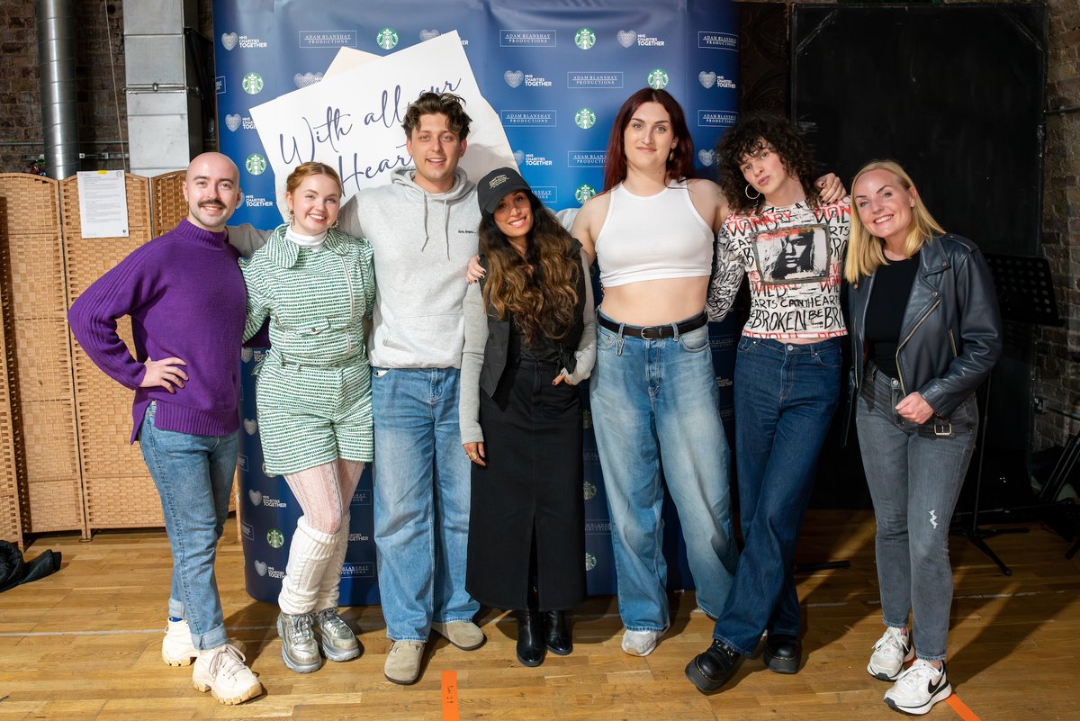 StageberryX's tweet photo. PHOTOS! Go into rehearsals for the upcoming West End concert With All Our Hearts, celebrating 75  years of the NHS

Directed by @arlenephillips with @Rob_Madge_02 @kerryjaneellis1 @realtomfrancis #JoFoster @PREEYAKALIDAS 

All ticket sales for the show on 9 April at the Adelphi Theatre go directly to NHS Charities  Together to support their lifesaving work.

📸 Bonnie Britain