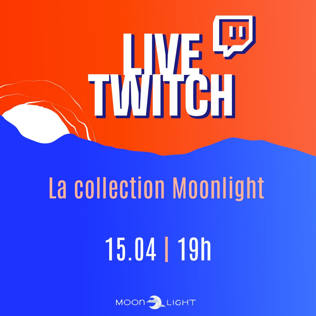 ▶️ Replay Live Twitch ▶️ On rappelle que le prochain Live Twitch aura lieu la semaine prochaine le lundi 15 avril à 19h ! Et on vous propose un concours pour gagner des manga et goodies Moonlight 😉 #manga #LiveTwitch #CollectionMoonlight