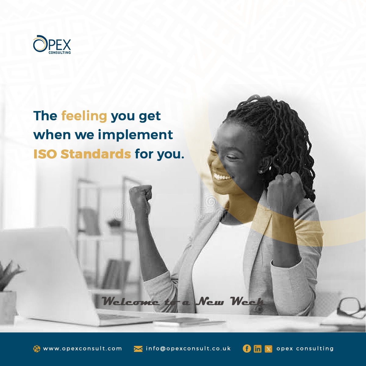 It's a Beautiful Week!🥰

Let's make it more beautiful for you by Implementing every ISO Standard you need!

#NewWeek #Monday #ISOStandards #Goals #TechnologySolution #Strength #Peace #DigitalAcademy #Thrive #Cybersecurity #Management #Banks #CBN #leadership #Tech #sales #ISO