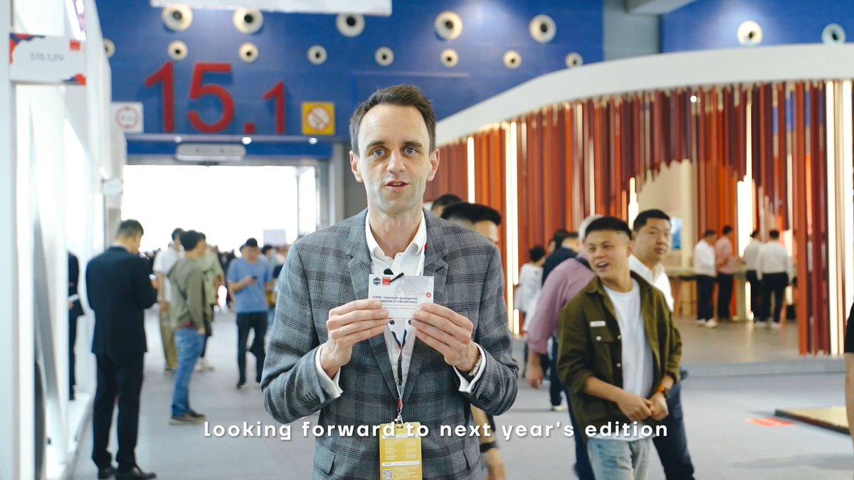 Matthias Pollmann, Vice President of Koelnmesse GmbH, welcomes all exhibitors and buyers to #interzumguangzhou 2024.

View the video: youtu.be/I3HxVJXU1W0

See you at interzum guangzhou 2025! We energize your business. #koelnmesse #interzumguangzhou