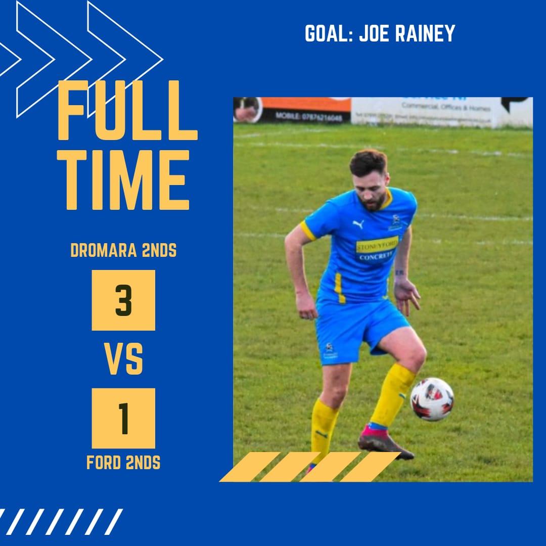 ⚽FULL TIME RESULTS⚽ NAFL 2A Ford 1 v 2 Bangor YM Goal; Fra McCrudden ⚽ NAFL 3C Dromara Village 2nds 3 v 1 Ford Goal; Joe Rainey ⚽ @stoneyconcrete 💙💛