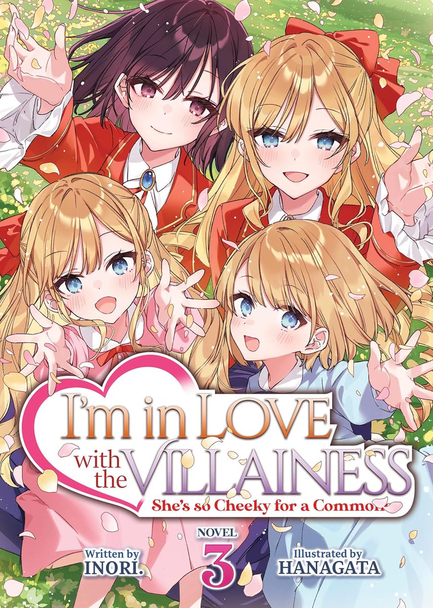 #FirstLook 👀 'I'm in Love with the Villainess: She's so Cheeky for a Commoner' Volume 3 cover Pre-order: amzn.to/4cLOpye #Yuri #LightNovel #EnglishEdition