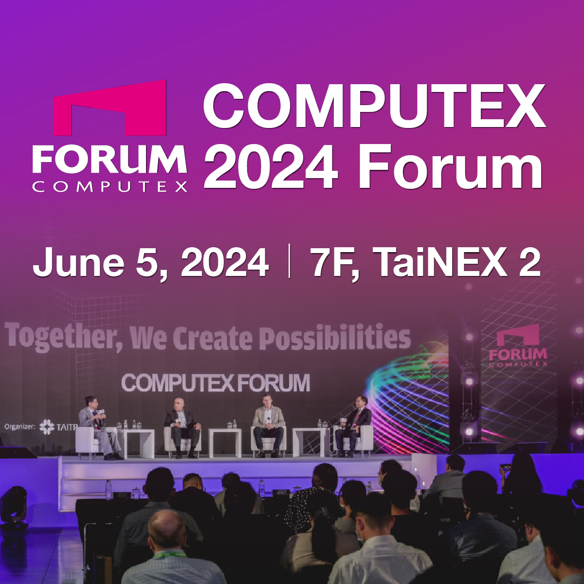 🚀 Dive into the Latest AI Trends! Join us at the 2024 COMPUTEX Forum as we explore 'Generative AI.' 🤖
Discover its industry applications, innovations, and hardware support.
🌟 Don't miss out on this opportunity to seize the future of AI!
Hear from industry leaders speakers…
