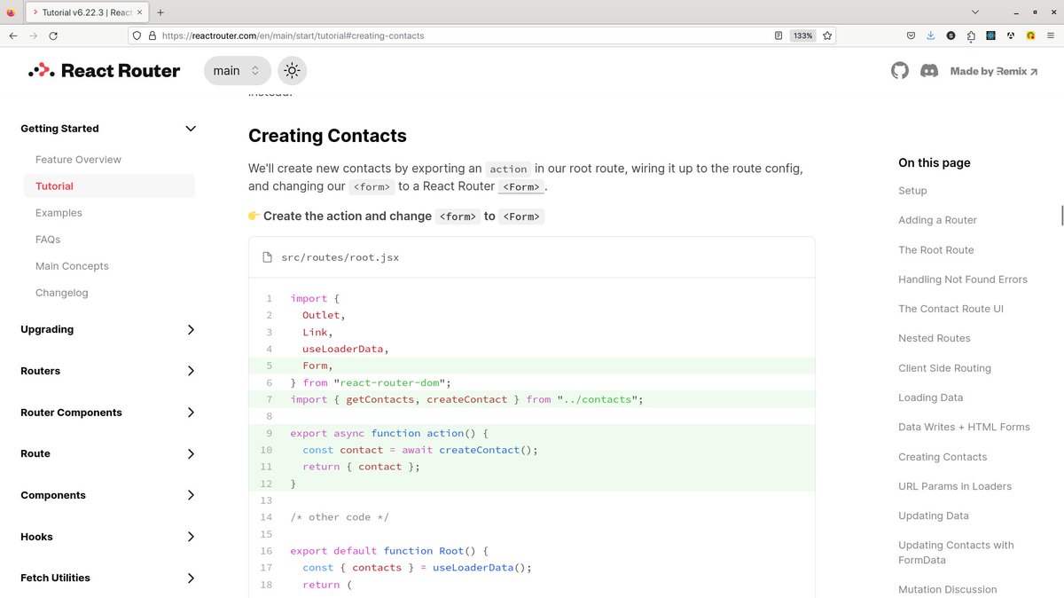 TheN3rdSquad's tweet image. I have written plenty of online tutorials in my time, and I have also gone through so many written by others too. By far, this one from #reactrouter has got to be one of the best ever written tutorial articles I've ever come across.
@reactjs @vite_js #onlinetutorials
