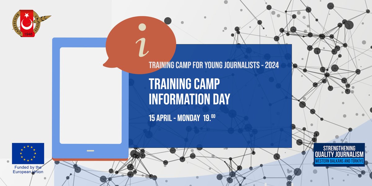 Let's meet on Training Camp Information Day on Monday, 15 April at 19:00 to answer your questions for the Training Camp applications and explain the scope of the training! Meeting participation and registration link: us06web.zoom.us/meeting/regist…