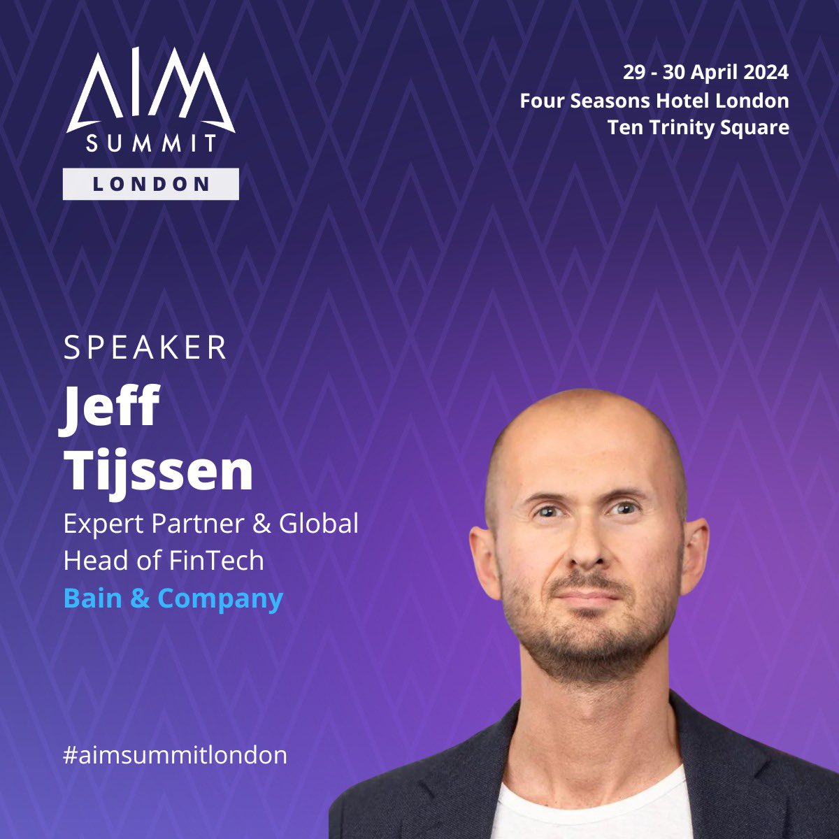 Gain valuable perspectives on “Fintech 2024 – Trends That Will Shape Up the Industry” with Jeff Tijssen at AIM Summit London 2024! Apply to attend here: lnkd.in/dhfhM87e #alternativeinvestments #aimsummitlondon #bainandcompany #fintech