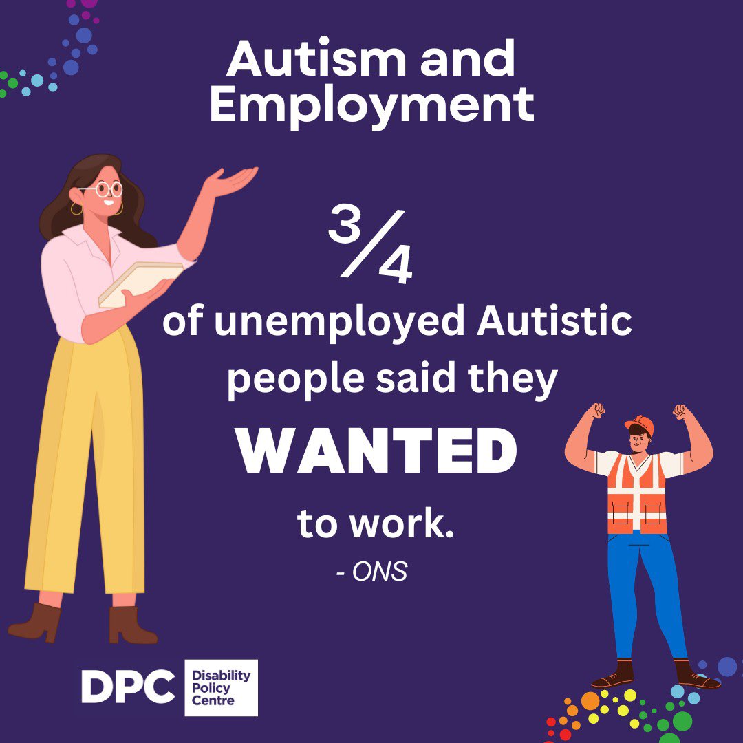 3/4 of unemployed Autistic people have said that they want to work. Reports such as the Buckland Review, led by @RobertBuckland and @Autistica, have identified ways in which we can break down barriers and improve opportunity. #AutismAcceptanceWeek gov.uk/government/pub…