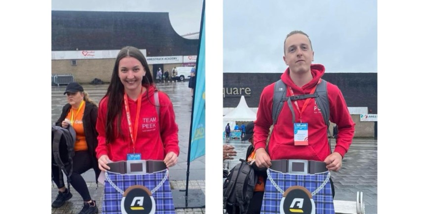 On April 28th, watch #TeamPEEK conquer @thekiltwalk as we have 38 amazing individuals, including our very own team captain @KieranPeek alongside Briony gearing up for the Mighty Stride - a thrilling 23-mile journey! ✨

⬇️ Please consider donating: justgiving.com/page/kieranand…