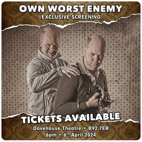 Great to hear the premiere of Own Worst Enemy went swimmingly well at the weekend. Congratulations to all involved.  I can't wait to see this #MustWatch #Movie from the amazing writer director <a href="/Philm_Maker/">Philip Pugh (Filmmaker) #SupportIndieFilm</a>  and <a href="/nigeldaveyfilms/">NIGEL DAVEY Film Maker</a>  
#CreditProud #voiceacting