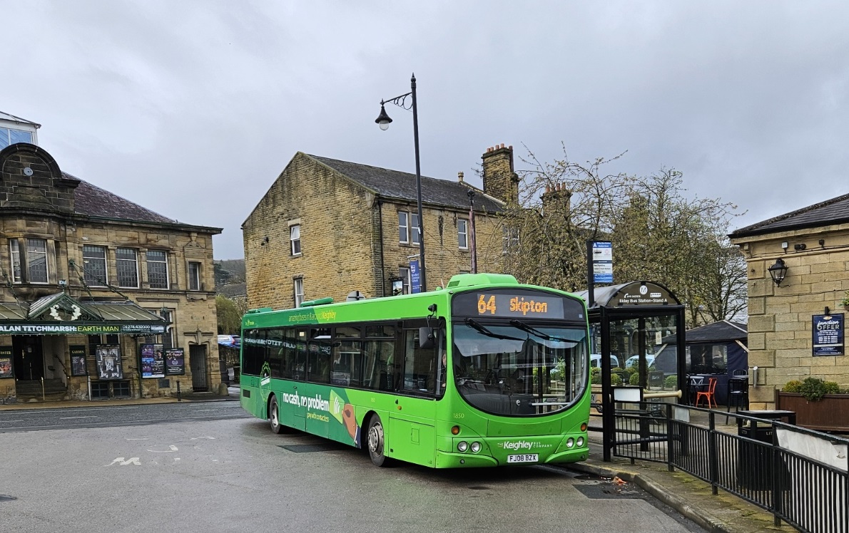 Bus 64 between Ilkley and Skipton is now running mainly hourly throughout the day again on Monday to Saturday - with last journeys back from Skipton at 1815 on Monday to Friday and 1740 on Saturdays. dalesbus.org/uploads/1/1/3/… @IlkleyChat @ClimateIlkley @IlkleyBID