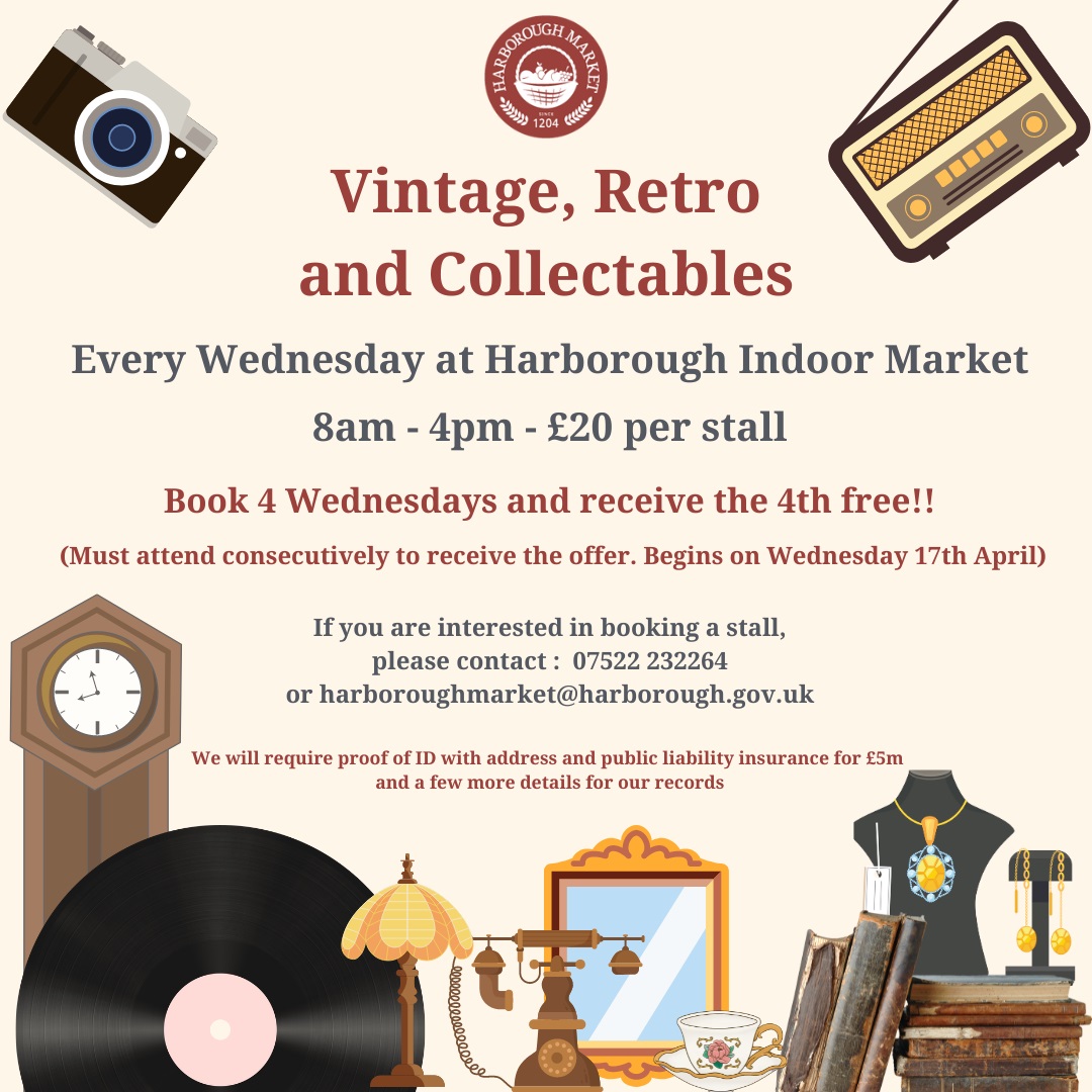 Harborough Market (@harbmarket) on Twitter photo 📣<a href="/Harborough/">Harborough</a> Market Trader Offer !!📣
🎖Book 4 Wednesdays and receive the 4th one free! Traders must attend the 4 consecutively to receive the offer, starting on 17th April💍
📸For further information ring 07522 232264 or email harboroughmarket@harborough.gov.uk 🛠 📣<a href="/Harborough/">Harborough</a> Market Trader Offer !!📣
🎖Book 4 Wednesdays and receive the 4th one free! Traders must attend the 4 consecutively to receive the offer, starting on 17th April💍
📸For further information ring 07522 232264 or email harboroughmarket@harborough.gov.uk 🛠