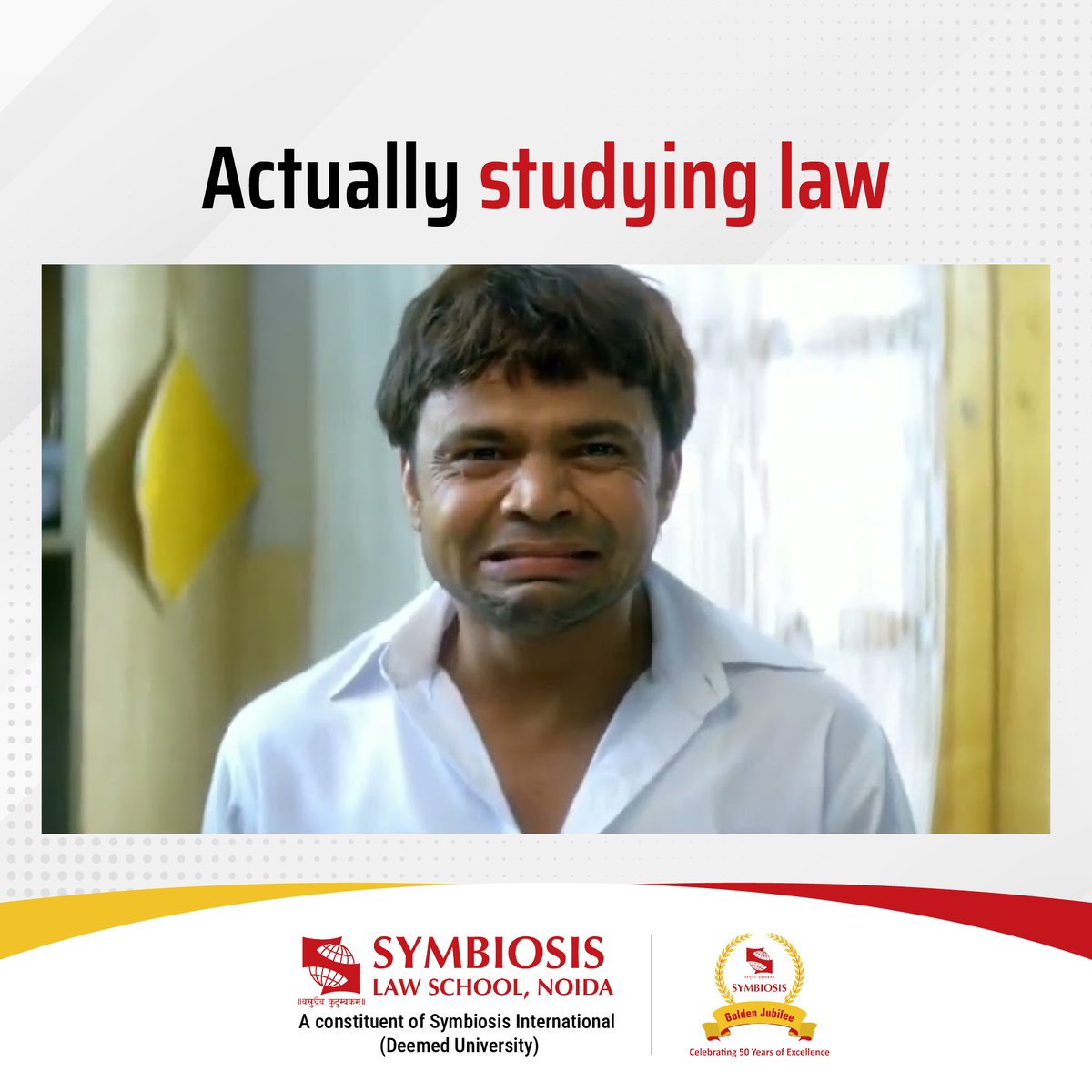 Is this what we call life? . . . #sls #symbiosis #slsnoida #lawschool #meme #students #relatable #funnymeme #lawstudents