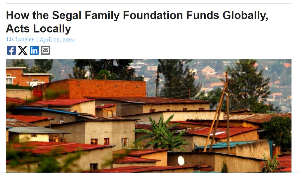 Many US foundations tend to support large Western NGOs when they contribute to global issues. However, there is another way - funding globally, acting locally. 🪄 We are honored to be featured on this: ow.ly/85uS50Rag7N via @InsidePhilanthr #ChampioningAfricanVisionaries