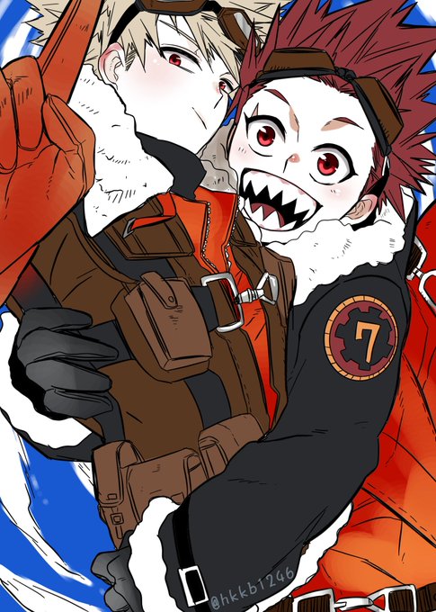 「2boys red gloves」 illustration images(Latest)