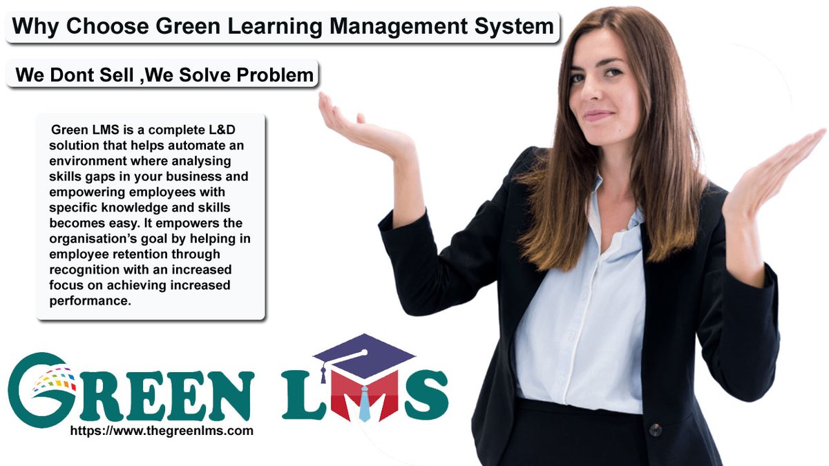 Why Choose a Green Learning Management System?. thegreenlms.com
#LMS
#LearninganddevelopmentSolutions
#TalentDevelopmentSolution
#TalentDevelopmentSoftware
#LMSsolutionforCorporates
#BestLMSforCorporation
#CorporateforLMS
#CorporateLMS
#bestEnterpriseLMS
#LMSforCorporate