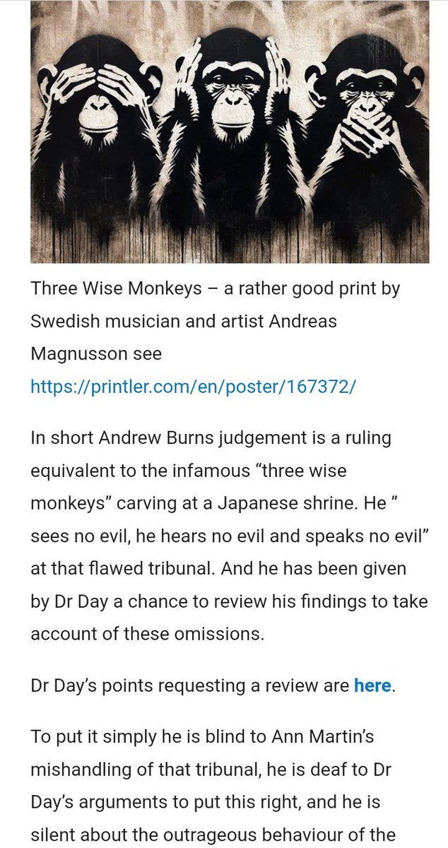 What the heck do 3 wise monkeys have to do with the @drcmday whistleblowing appeal. @davidhencke explains davidhencke.com/2024/04/07/whi…