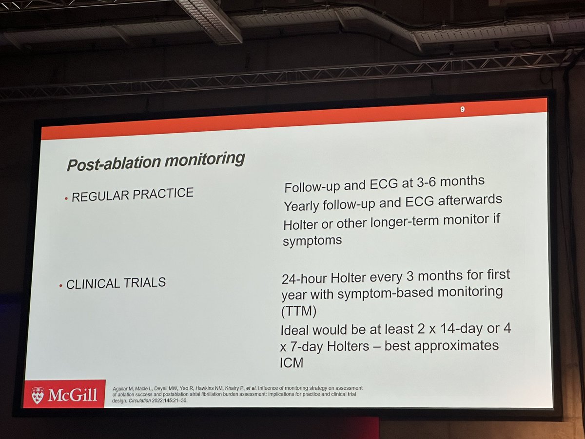 simovicst's tweet photo. @atulverma_md @atulverma_md also on AADs, post-ablation monitoring, early recurrence and trial endpoints
#EHRA2024 https://t.co/WSQMyqIWcu