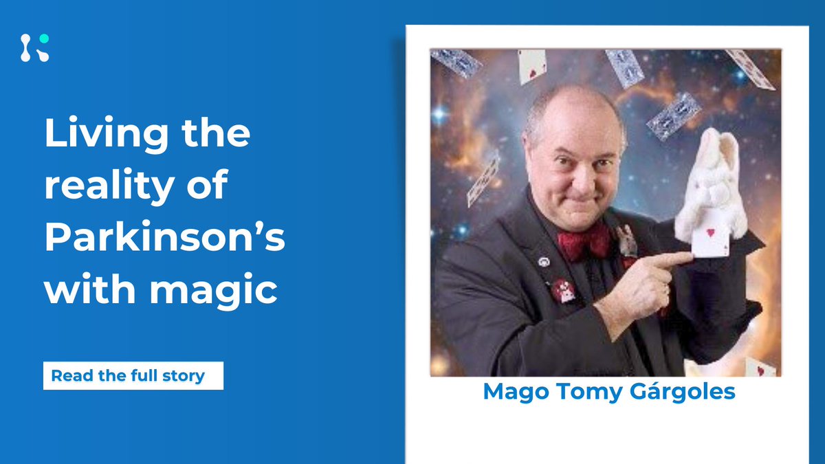 KinetikosHealth's tweet photo. Story 6/11
🎩🪄 Read the inspiring story of the Spanish magician Tomás Asenjo Martínez (aka, Mago Tomy Gárgoles), who was diagnosed with Parkinson's disease three months ago, at the age of 58. 

#ParkinsonsAwareness #FacingReality #Magician

https://t.co/acJXqDJuQk https://t.co/wwqvdlc0jm