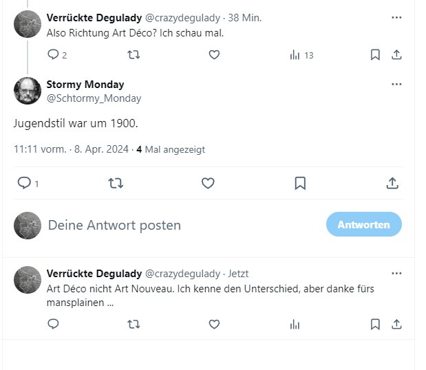 Verrückte Degulady tweet media