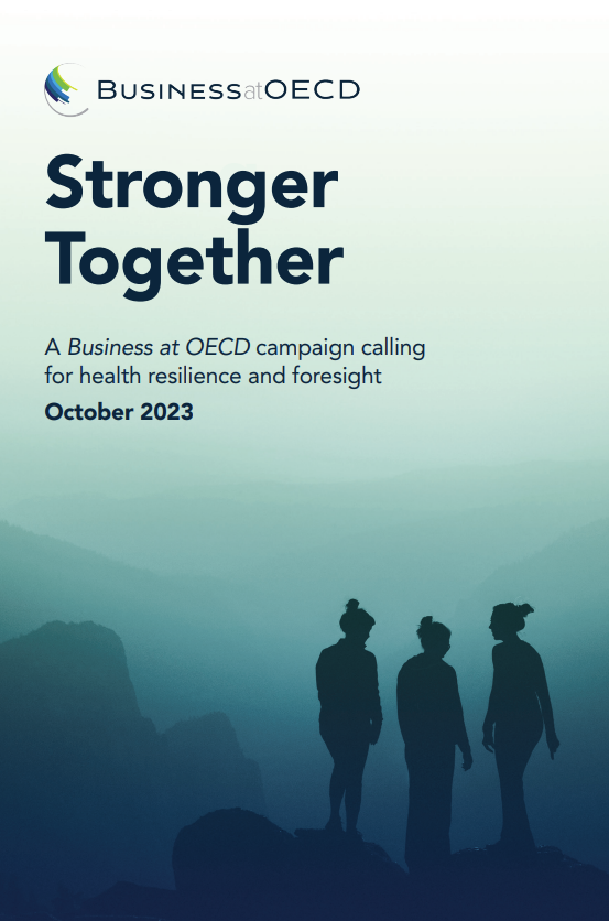 ⚕️ Following #WorldHealthDay2024, we emphasize the aims of our #StrongerTogether campaign calling the @OECD to: 💪 Empower 🤝 Involve 🫴 Incentivize 👁️ Deepen We want to boost health resilience & promote sustainable approaches to health. Our campaign ➡️ businessatoecd.org/health-resilie…