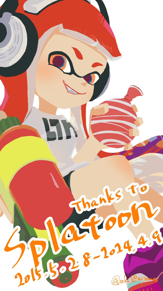 #GoodbyeSplatoon1 and thank you Splatoon1!
The game changed my life✨