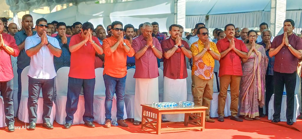 AnupaPasqual's tweet photo. The Sri Lanka Podujana Peramuna Hambantota district meeting was held on March 30,2024. https://t.co/C7WZ1DwLuY