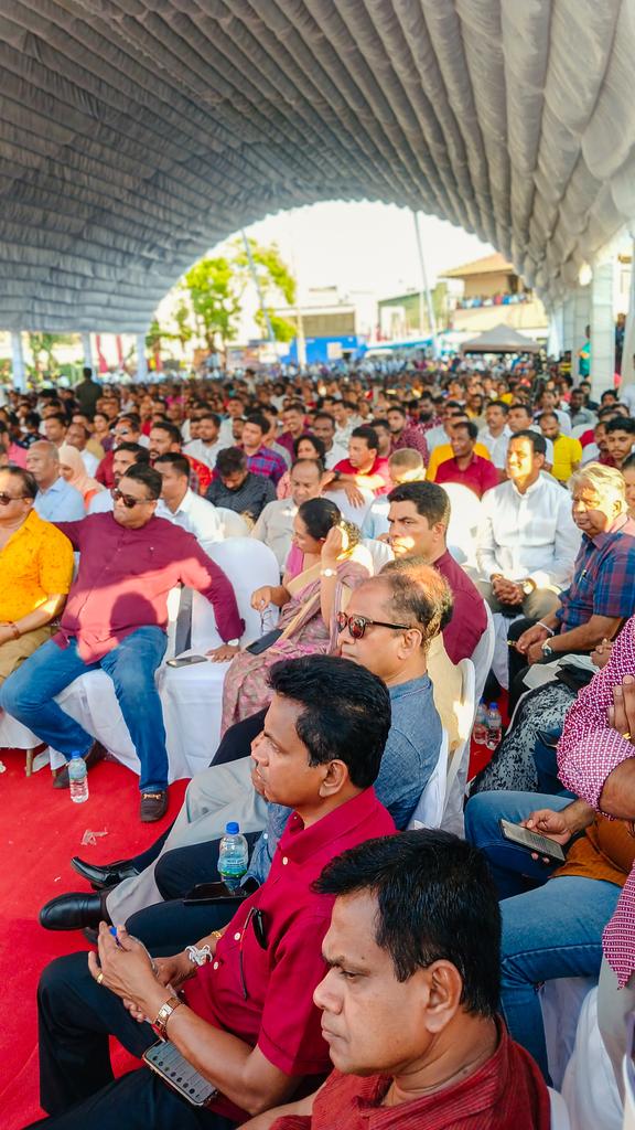 AnupaPasqual's tweet photo. The Sri Lanka Podujana Peramuna Hambantota district meeting was held on March 30,2024. https://t.co/C7WZ1DwLuY