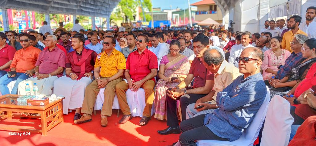 AnupaPasqual's tweet photo. The Sri Lanka Podujana Peramuna Hambantota district meeting was held on March 30,2024. https://t.co/C7WZ1DwLuY