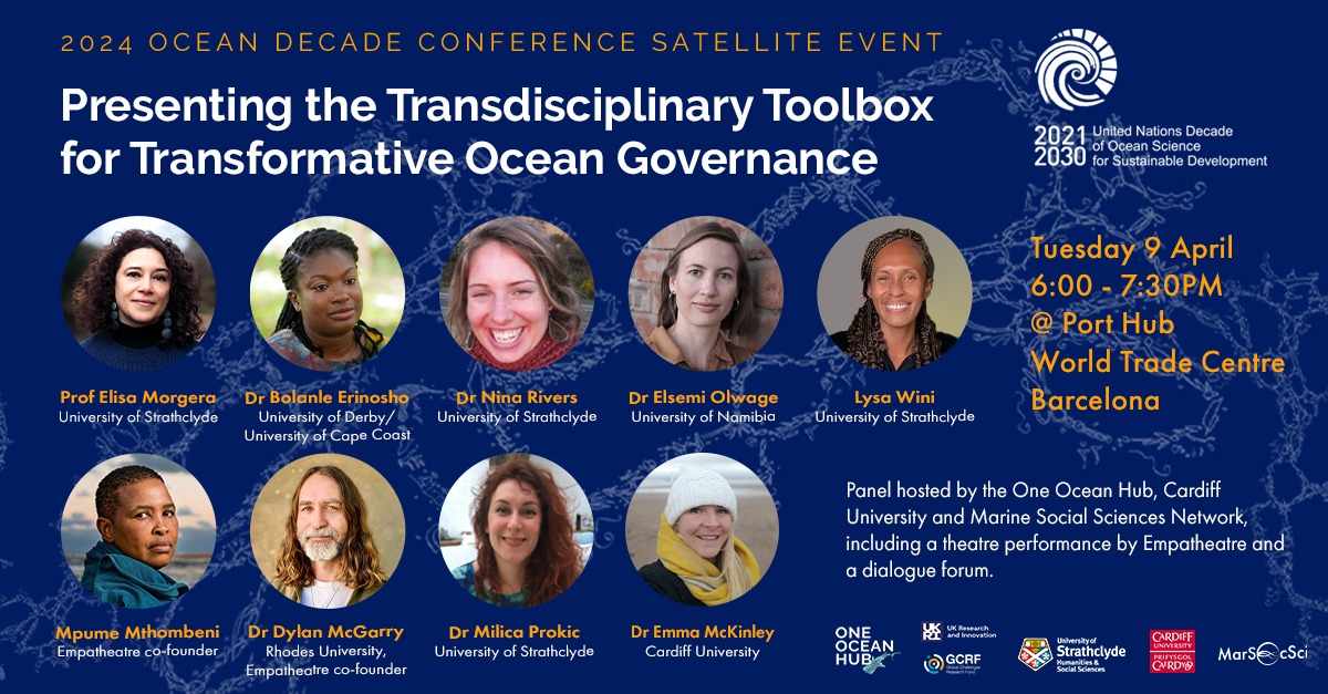 How can #transdisciplinary and #humanrights-based methods and approaches deliver “the ocean we want”? At #OceanDecade24 we will present over 5⃣ years of research which is aimed at impacting how the rest of the world views #oceanscience. -> tinyurl.com/yk4dx6fk #oceandecade