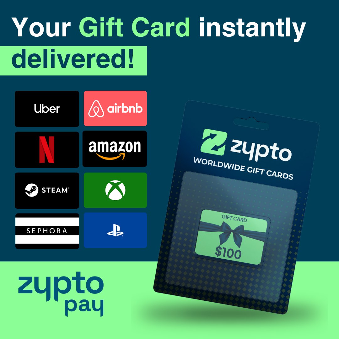 zyptopay's tweet photo. Gaming and #DeFi are currently rising, yet the inability to pay with cryptocurrencies is a bit of a problem.. Fear not! We offer a rapid solution! Access gift cards for Steam, Google Play, Xbox, Playstation Store, and many more. Simply select your desired card and pay with your preferred cryptocurrency, simple as that! #Zyptopay #Zypto