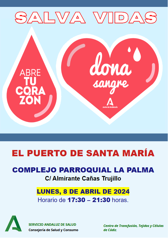💉 El Complejo Parroquial La Palma acoge una jornada de donación de sangre

El horario es de 17:30 a 21:30 horas.

#ElPuerto #DonaciónDeSangre

radiopuerto.fm/noticias/2024/…