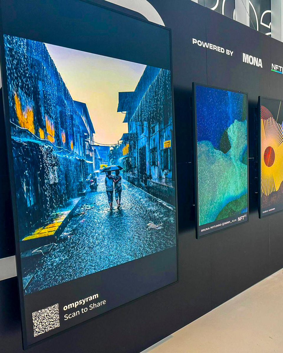 Jai Mata Di made it to Times Square New York City Billboards NFT NYC 2024 ! Special thank you to <a href="/theburrownft/">the burrow🦉</a>