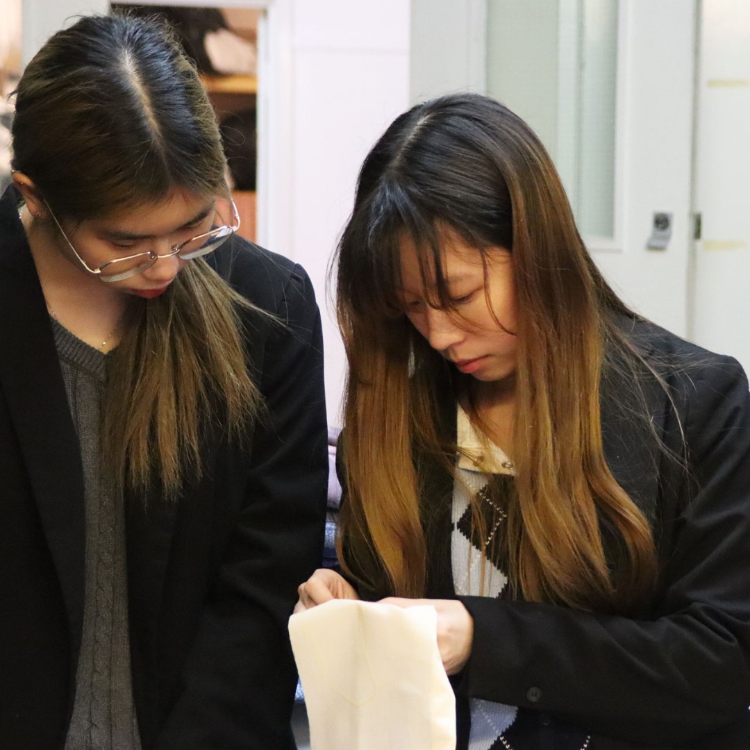 Just before the end of term, our Sixth Form pupils got hands-on in their Life Skills Workshops! 🧵 They tried their hand at sewing and learnt some very useful skills, such as how to sew on a button! It's amazing to see our pupils picking up crucial life skills like this. 👏