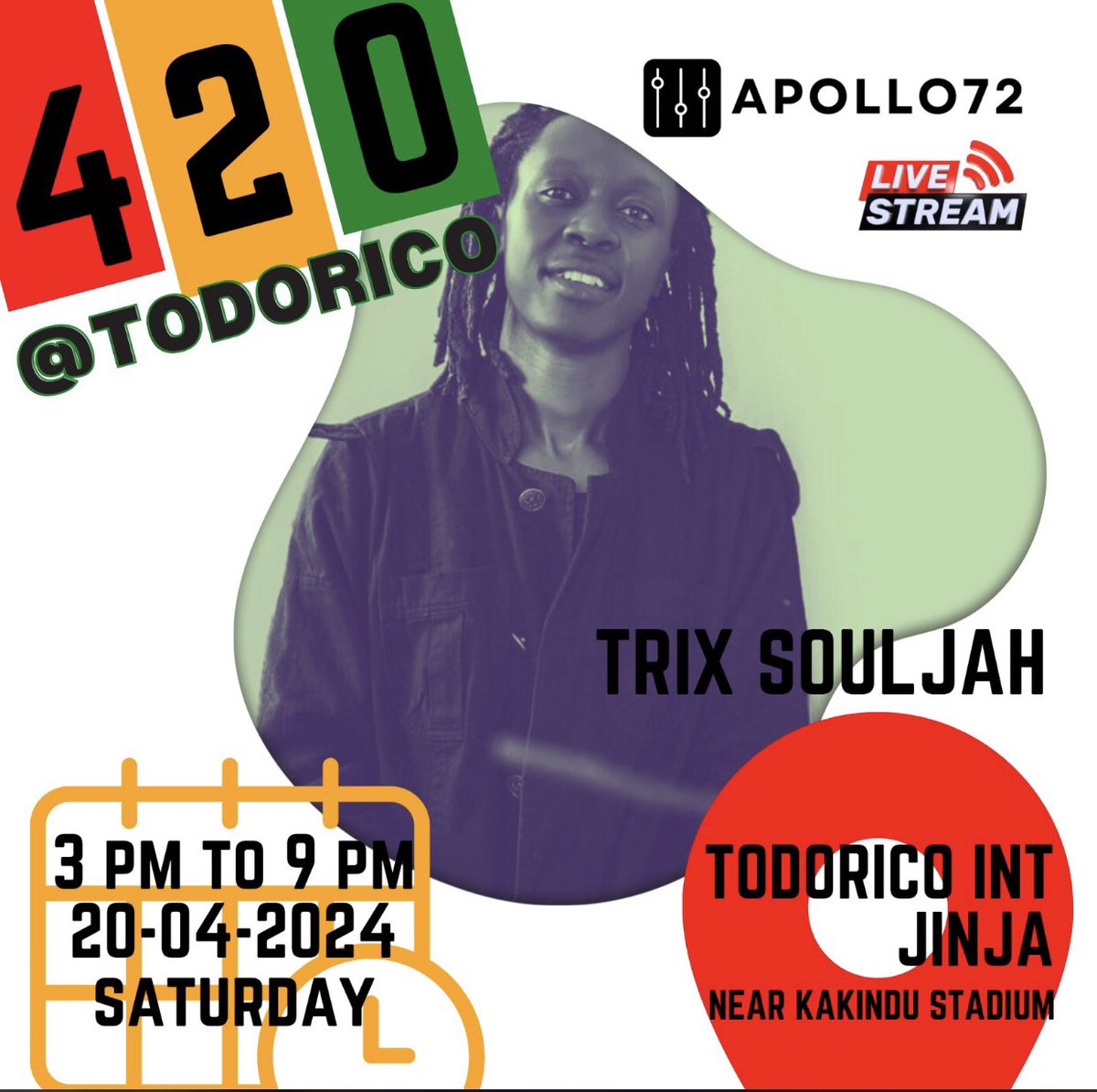 Iam_djnash's tweet photo. April 20th ~ The only link you need
#Apollo72 live Streaming ๐ก๐ก๐ก
I & @blazey_blaze @DjTrixSoulJah @aothewalker @ras_dub will be serving a special โคต๏ธ https://t.co/o2CeQfvCDJ