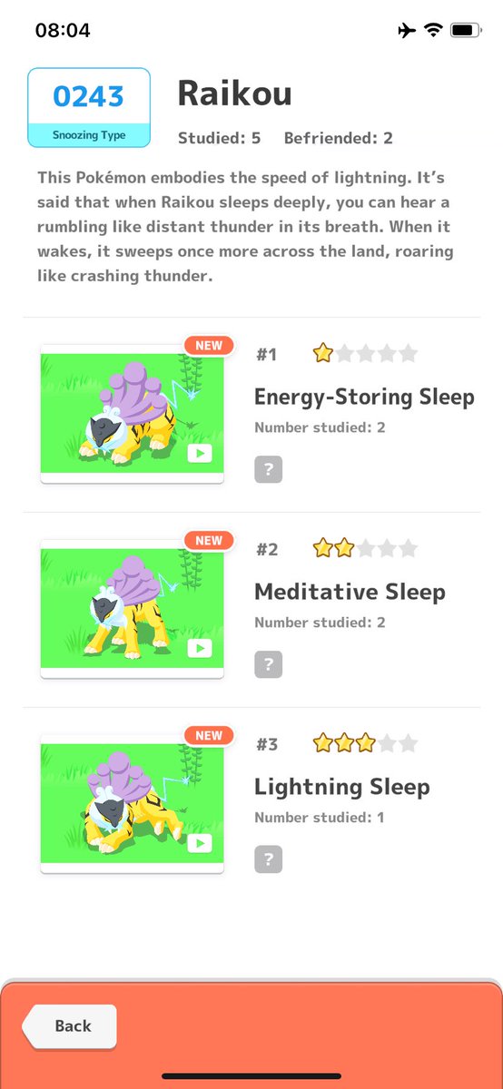 ⚡️Pokemon Sleep Raikou Event⚡️

The 2 weeks are finally done and my event was super!
I’ve hit master 20 for the first time on greengrass island and I’ve discovered all 3 Raikou’s sleep styles.

<a href="/PokemonSleep/">Pokémon Sleep</a>