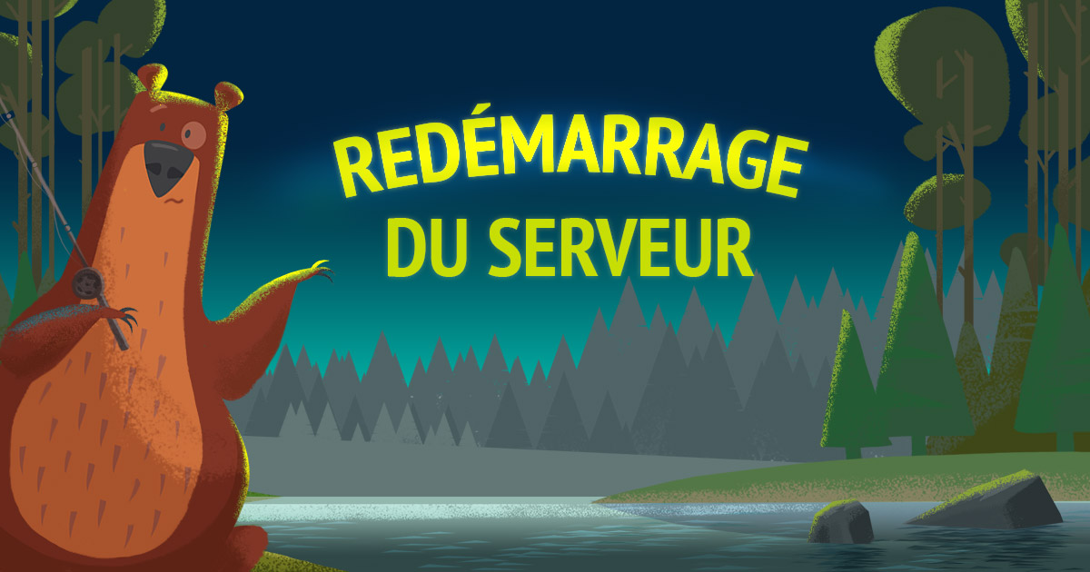 rf4fr's tweet image. Redémarrage du serveur

Le 9 avril à 8 h le serveur sera redémarré.
Durée estimée à 2 heures.

Amicalement,
L'équipe FishSoft