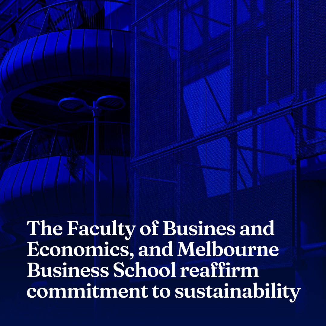 🍃 We're dedicated to embedding sustainability principles across our Faculty. From supporting student clubs to pioneering research on gender bias and poverty alleviation, we're progressing towards a more sustainable future 🌍 Read our 2023 PRME report → unimelb.me/3VMQcx2