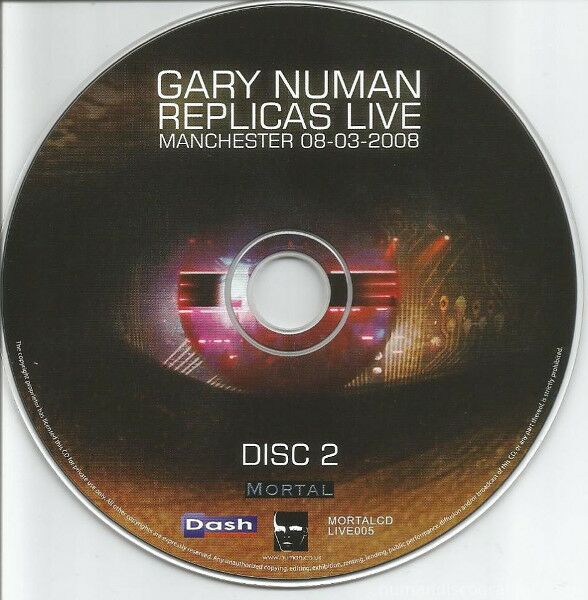 #GaryNuman Diaries 📒

Replicas Live (CD Only) was released on this day 2009