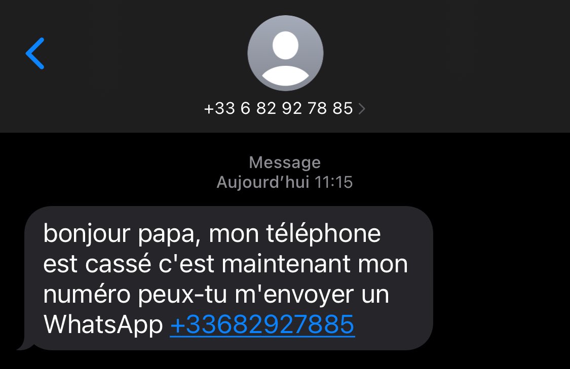 ❗️Attention nouvelle arnaque 😤
Partagez au max

#spam
#phishing
#scam
#arnaque
#escroc