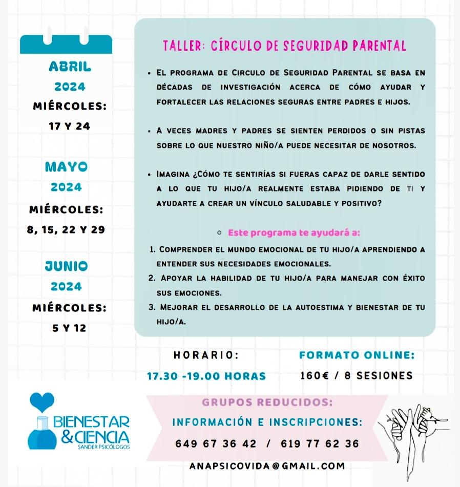 SANDERPSICOLOGO's tweet photo. Buenos días 
Te informo del siguiente taller dentro de la ESCUELA DE MADRES, PADRES Y EDUCADORES de Sander Psicólogos 🩵
Feliz semana 😊 https://t.co/yurTcl0xgx