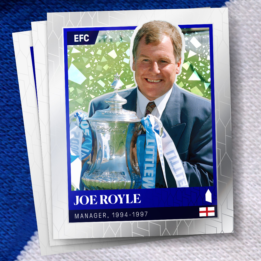 🏆 League champion as a player 🏆 FA Cup-winning manager 💙 Everton Giant Wishing Big Joe Royle a happy 75th birthday! 🎉