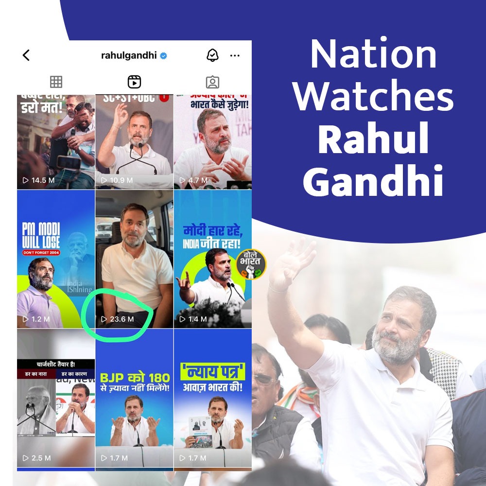 Nation Watches Rahul Gandhi
#RahulGandhi #rahulgandhiforpm #LokSabhaElections2024