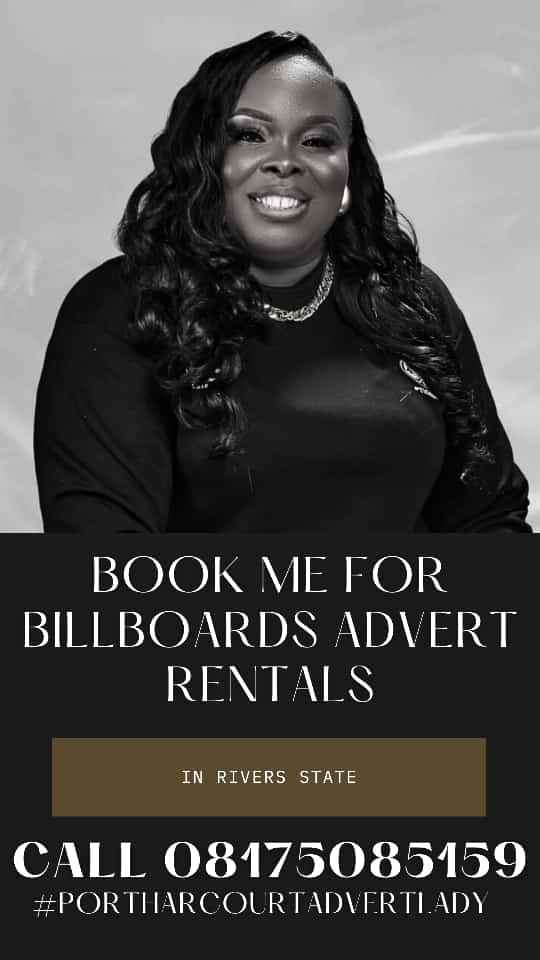 Permit me to search for appropriate billboards and lampposts in Rivers State that will enhance the presence, exposure, and visibility of your brand services. Call me on 0817 508 5159 Thank you. #Portharcourtadvertlady