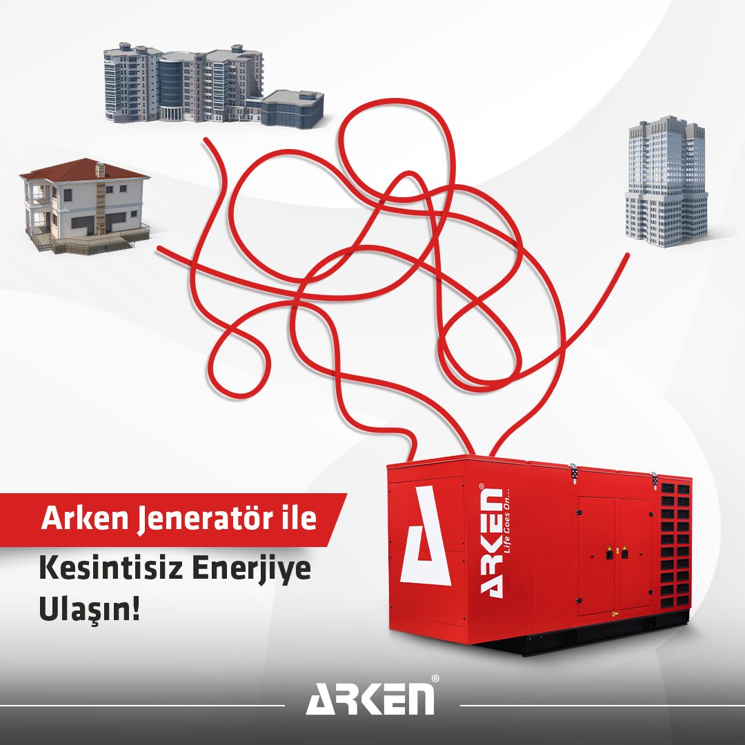 Arken Jeneratör ile herkes kesintisiz güce ulaşabilir.

#Arken #Generator #Jeneratör #PowerSolution #PowerSupply