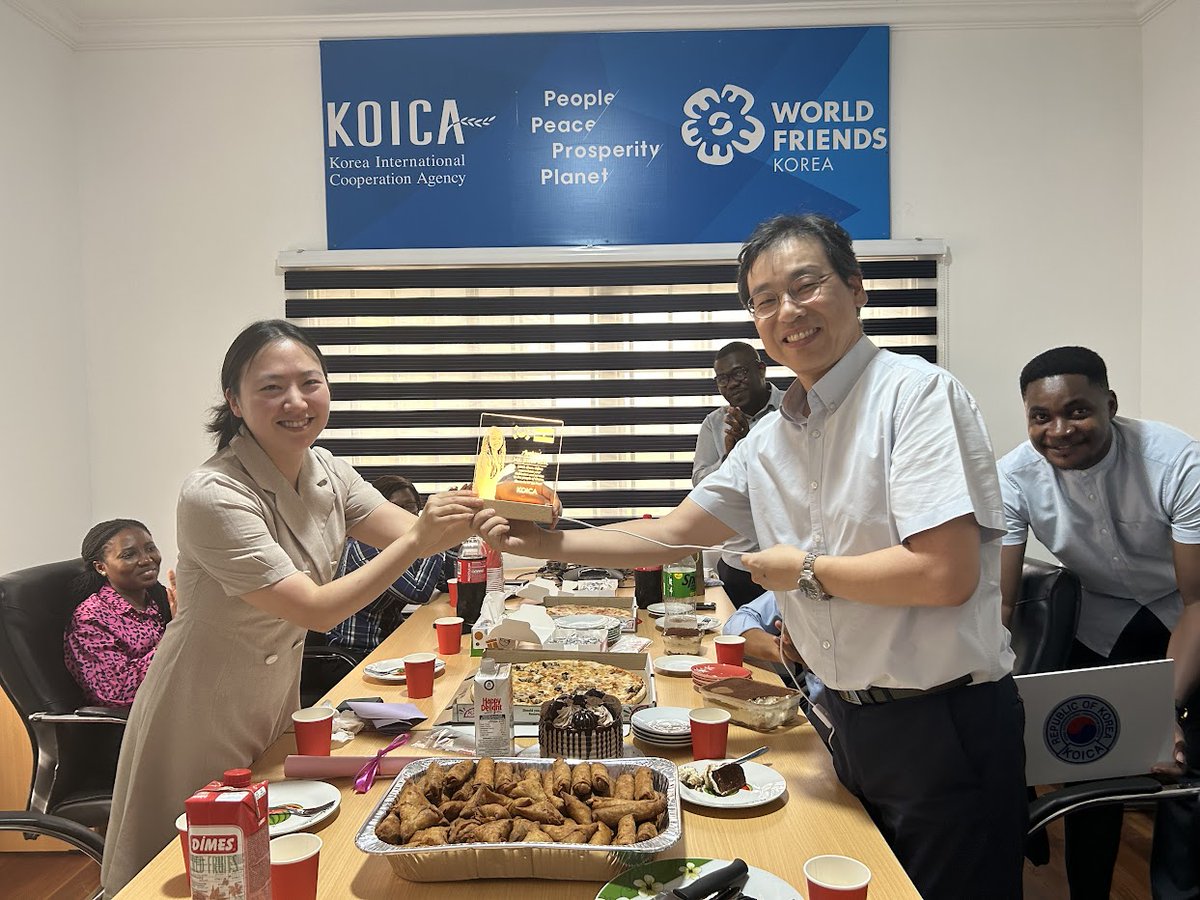 Last week, we bid farewell to Ms. Jihye Kim, one of the calmest individuals you could ever encounter. She served as the Chief Manager in charge of Multilateral Projects. We wish her every success and happiness in all her endeavours. AYEKOO! (Congratulations in Akan)