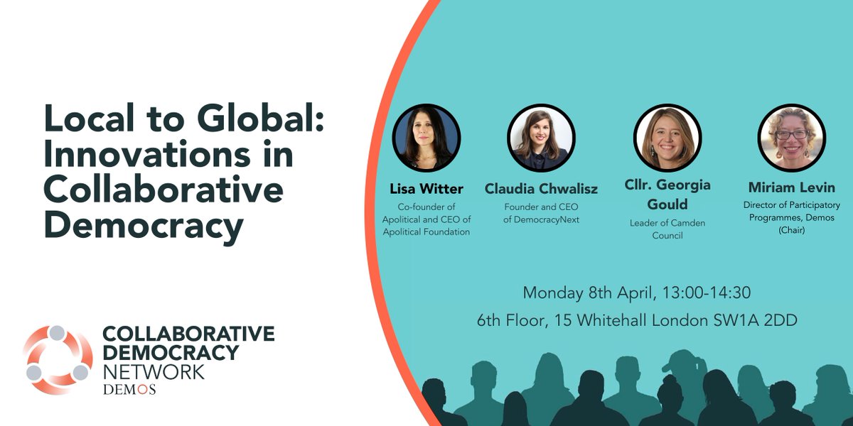 49% of the world's population will go to the polls this year, making it a huge year to learn from democracies across the world & local innovation in the UK. Join us this afternoon to discuss how we can bridge the divide between politicians & innovators👇 eventbrite.co.uk/e/local-to-glo…